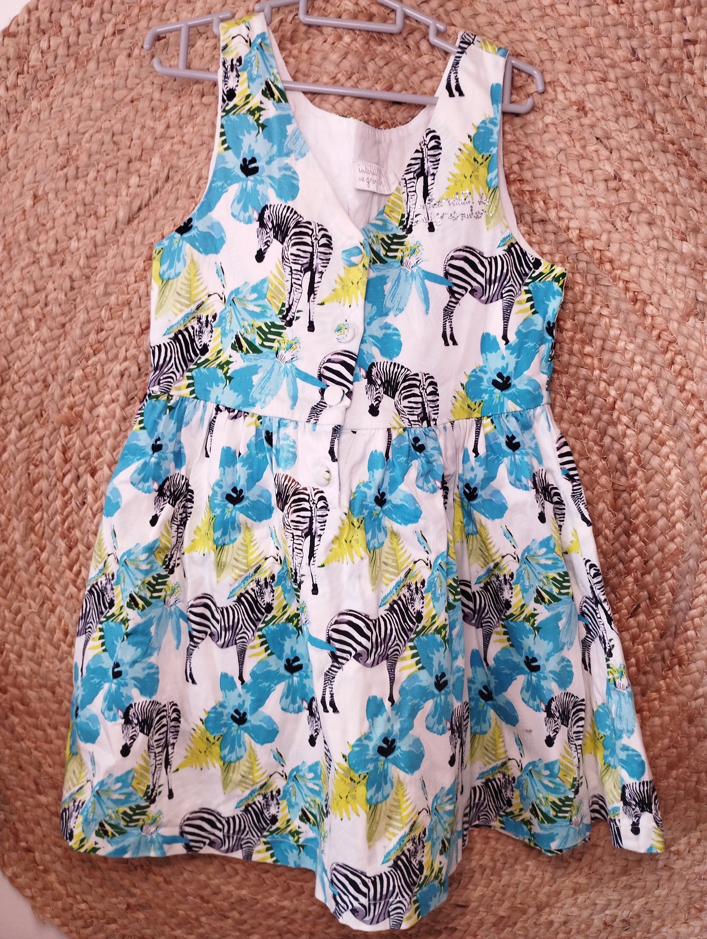 Robe Interdit de me gronder 8 ans