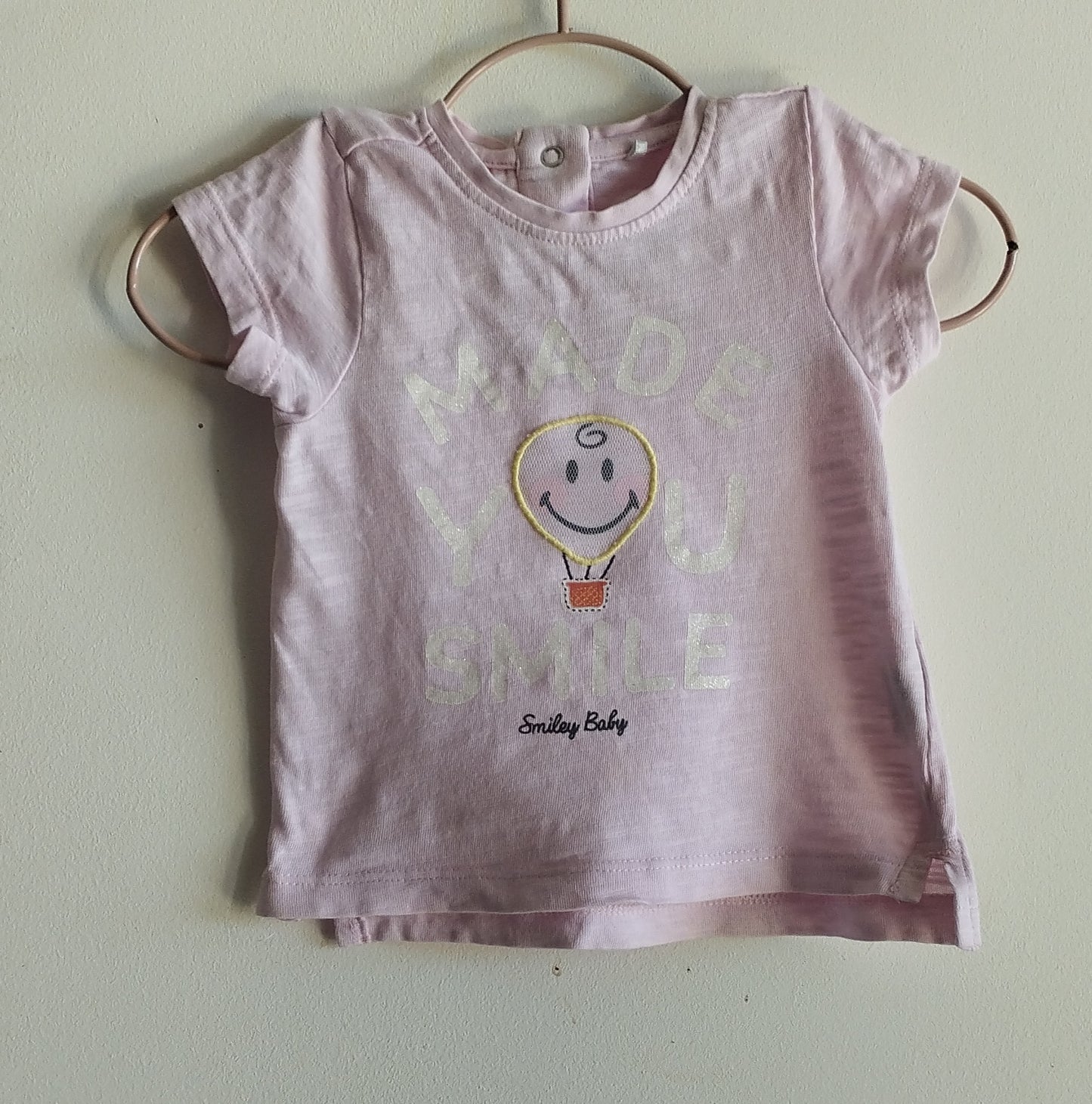 T-shirt Smiley Baby 3 mois