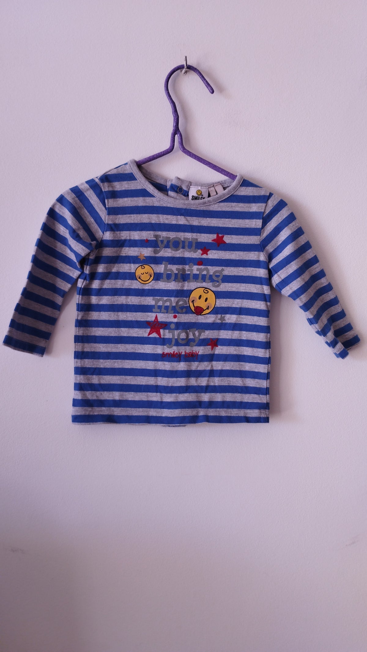 T-shirt Smiley Baby 6 mois