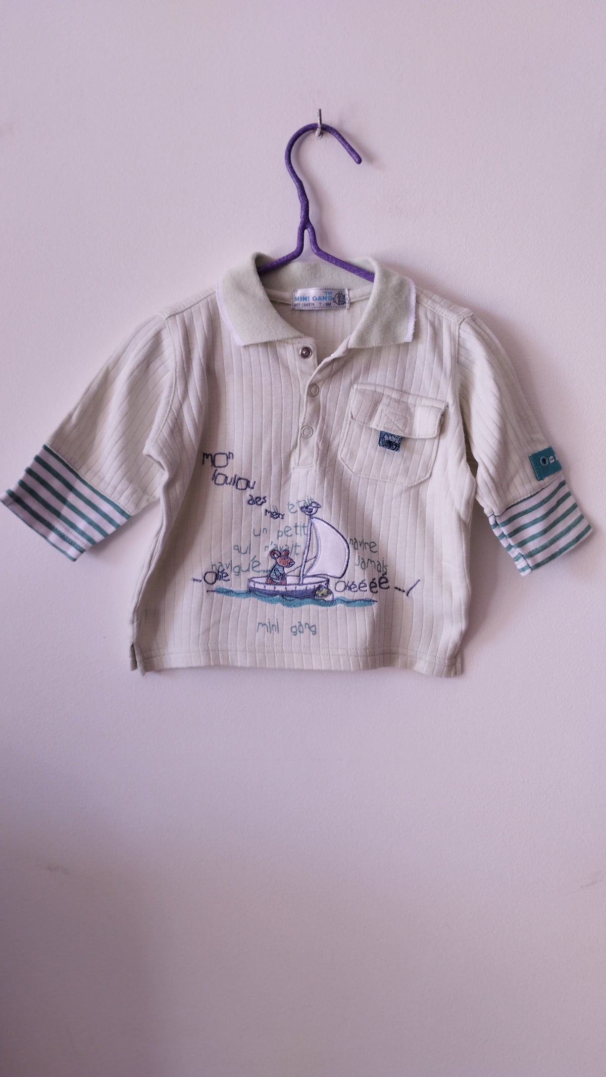 T-shirt Mini Gang 6 mois